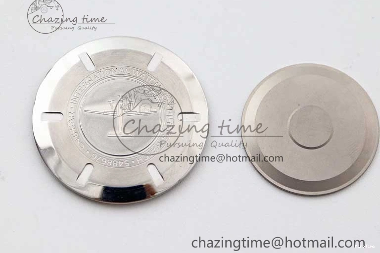 MIROTIME 0311 Vibrant Mark XVIII IW327001 SS M+F 1:1 Best Edition Black Dial on Black Leather Strap A 7055